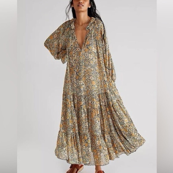 Free People Feeling Groovy Maxi Dress XS - Picture 6 of 6